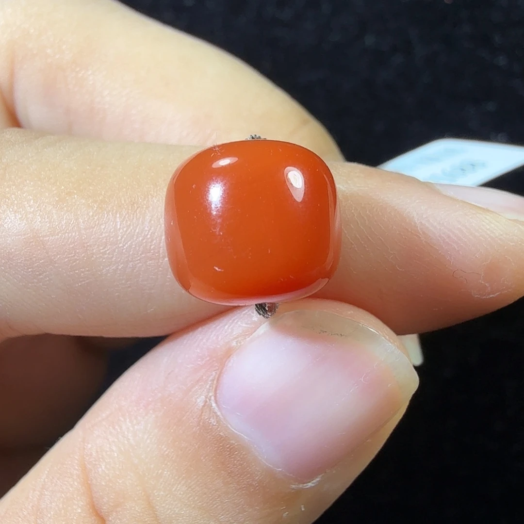 未镶嵌南红玛瑙珠宝半成品10.7单珠