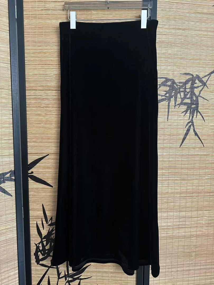 夏季简约休闲百搭女士装半身裙长款