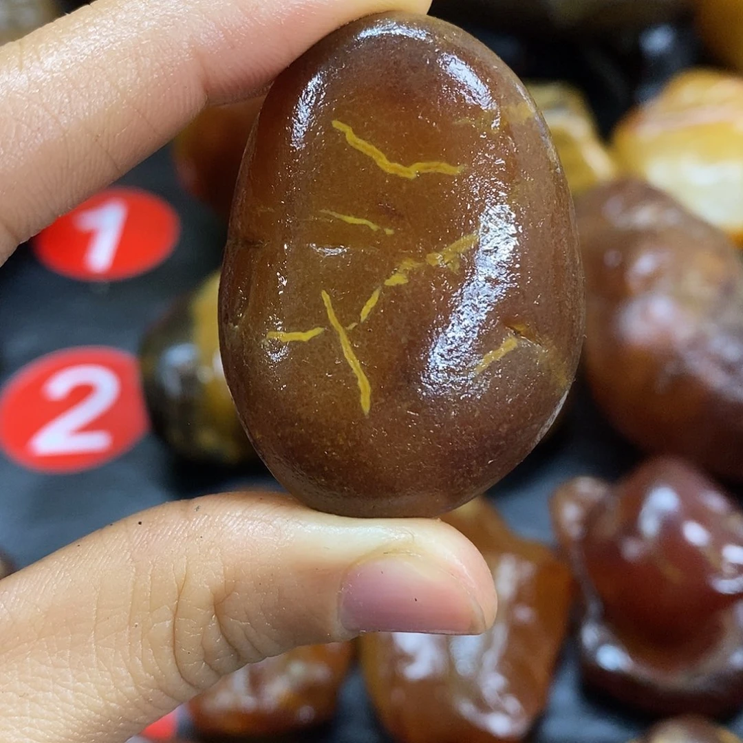 玛瑙/玉髓未镶嵌手把件