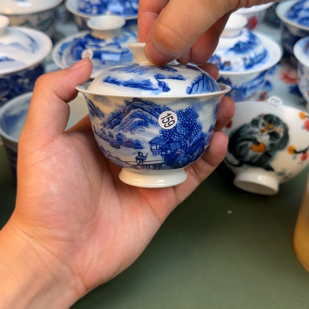 彦祖纯手工手绘茶具159