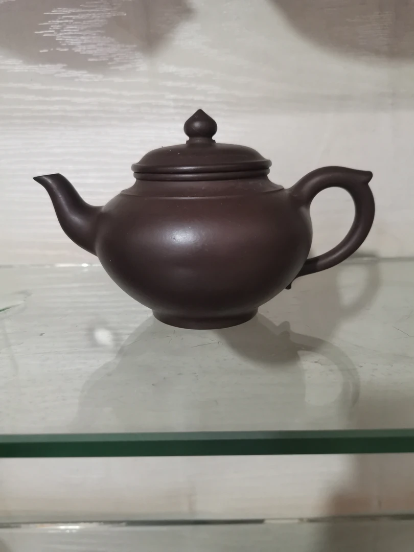 正宗黄龙山底漕青。270cc莲子壶泥壶笑樱壶紫砂壶茶壶泡茶圆壶水壶