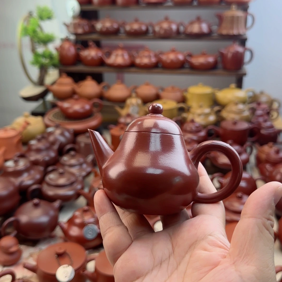 朱***朱茶壶紫砂朱泥壶茶具套装家用
