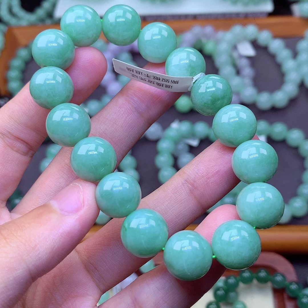 翡翠未镶嵌毛衣链