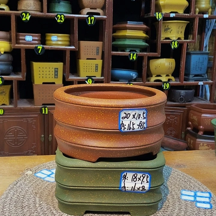 紫砂花盆紫砂花盆