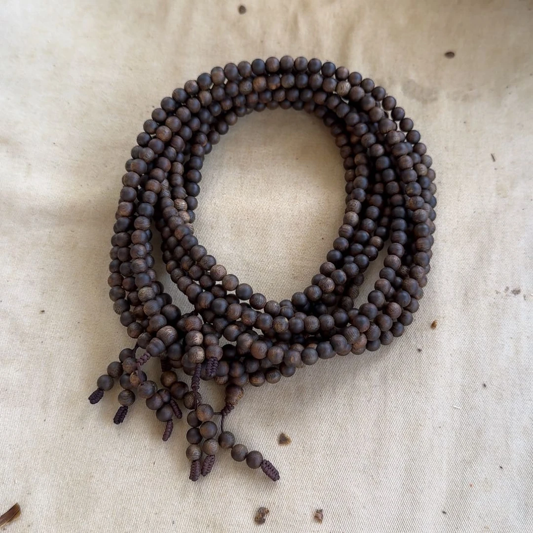 手串沉香绿奇楠多圈约0.6-15多样性发一条