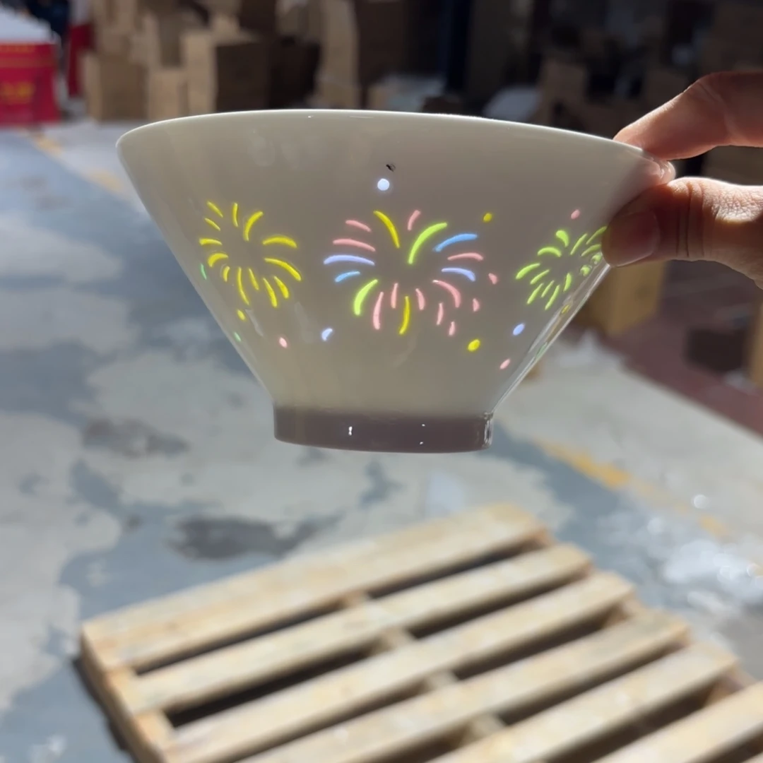 玉瓷景德镇陶瓷面碗两只好的