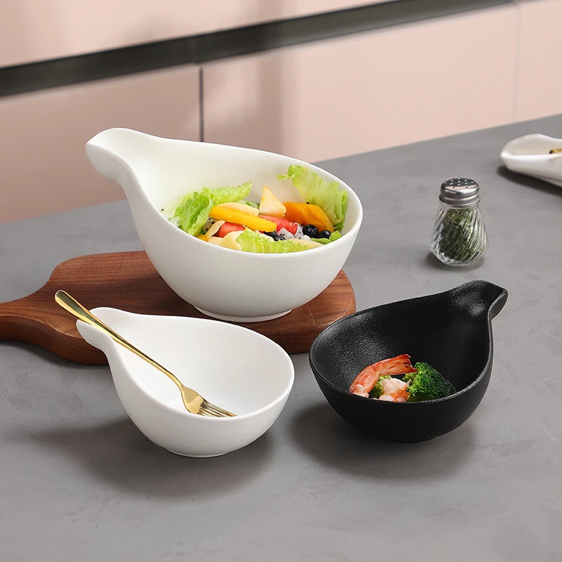 2个装【葫芦碗】6.5寸日式创意陶瓷易清洗米饭碗沙拉碗