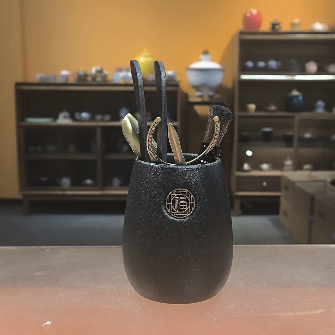 德化云仓 福字茶道六君子茶道配件-5499
