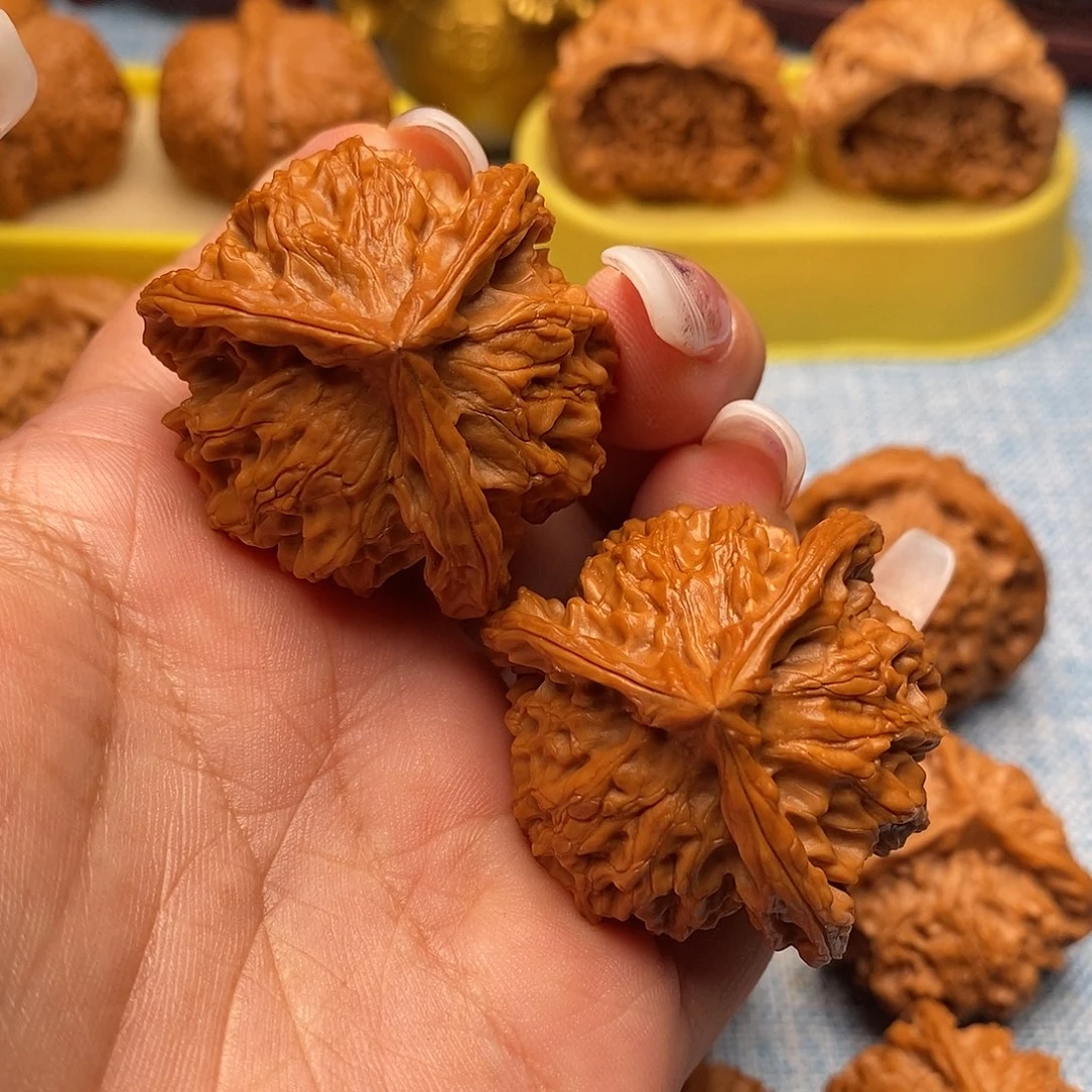把件文玩核桃毕业三棱41尺全品