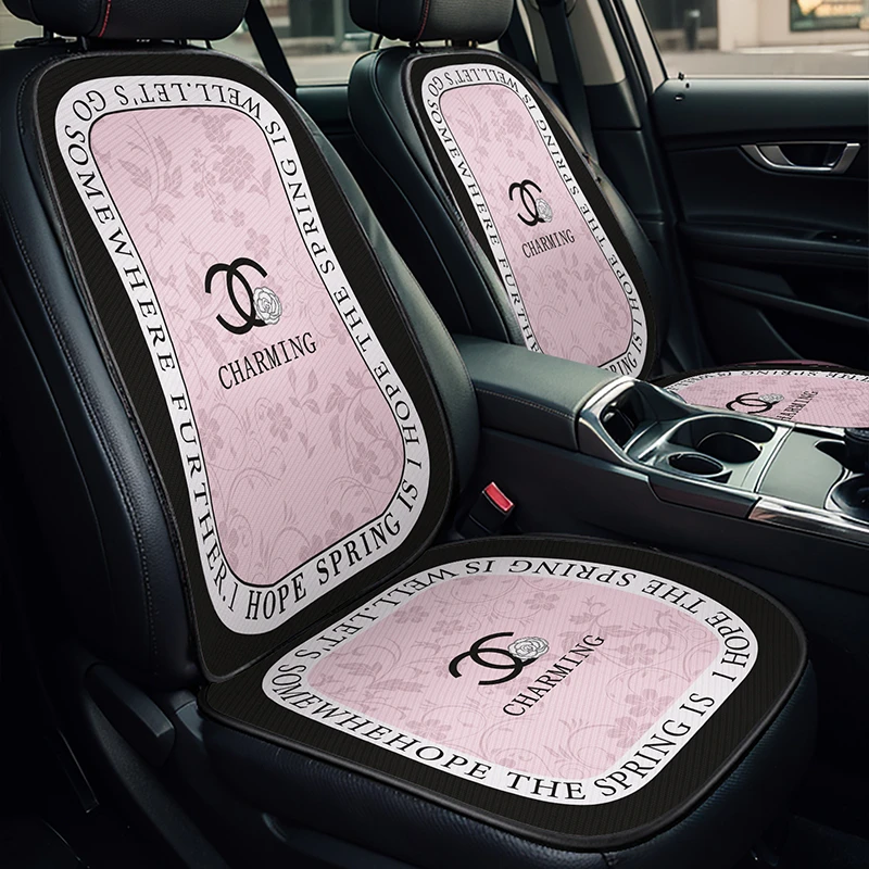 夏季冰丝汽车坐垫四季通用高级感汽车座垫通风透气坐垫汽车座垫子