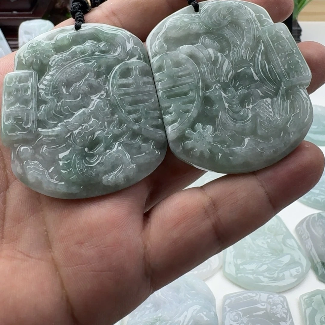 颈饰未镶嵌翡翠天然缅甸A货翡翠