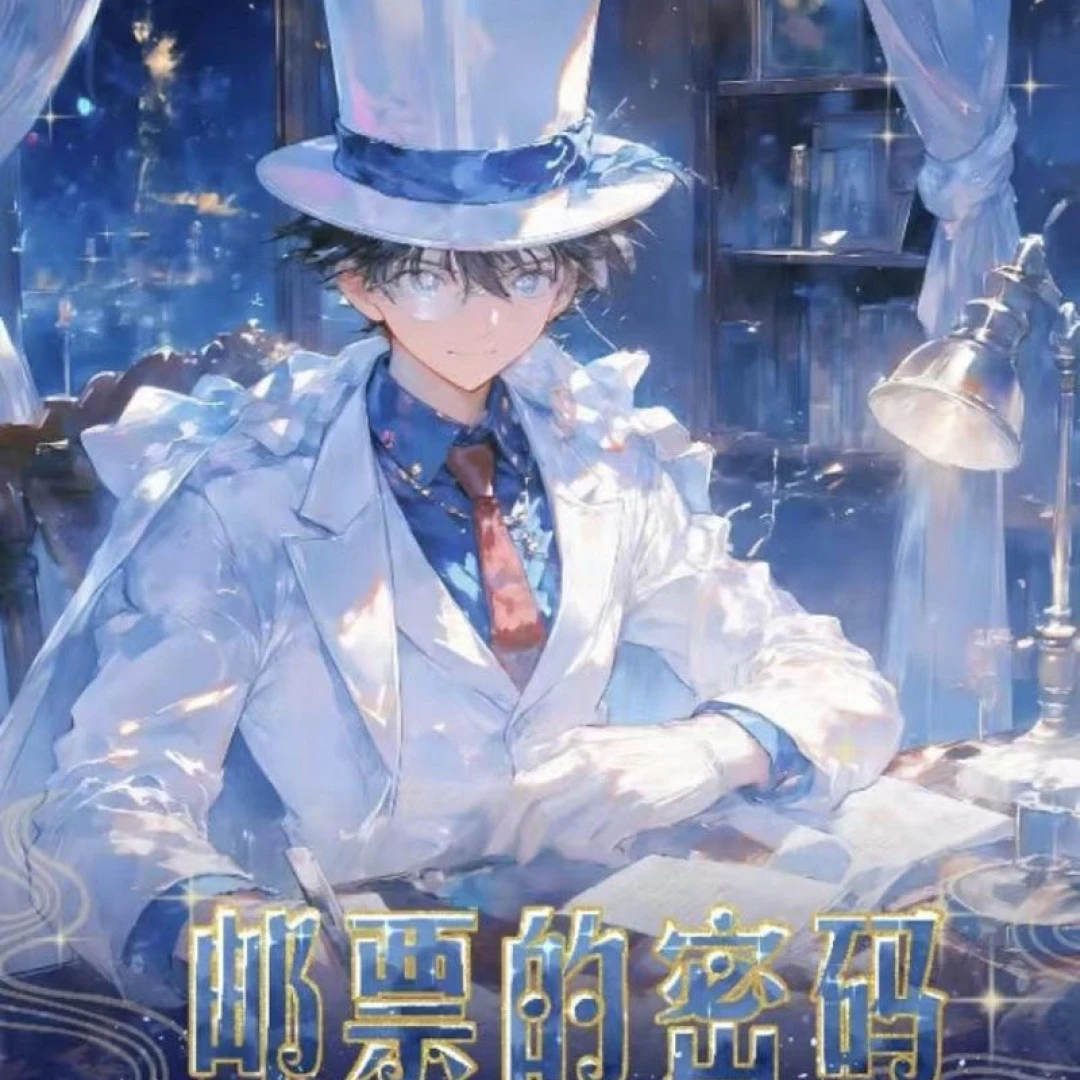 【星星拆卡】兰卡文创 名侦探柯南邮票 收藏集级二创盲盒