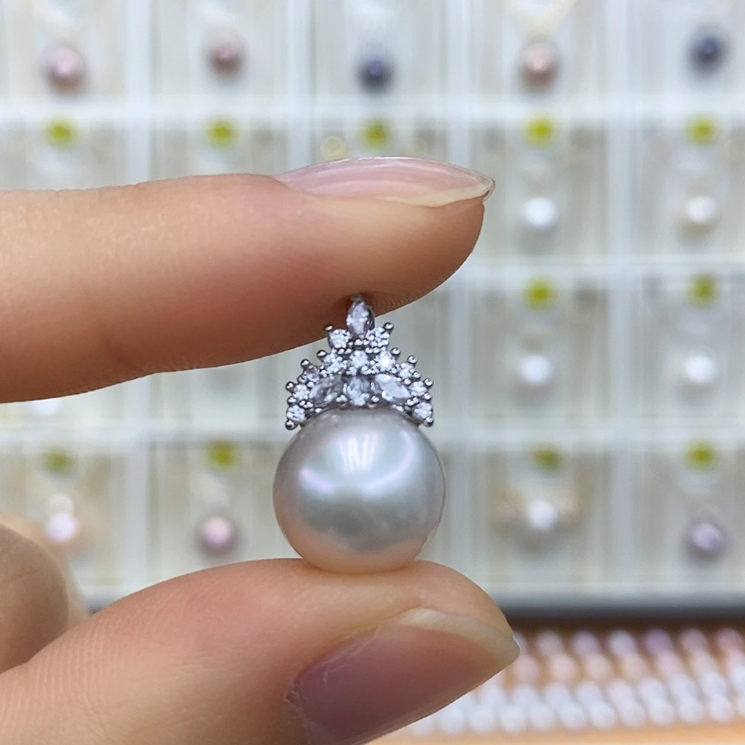 未镶嵌淡水珍珠吊坠(赠链)