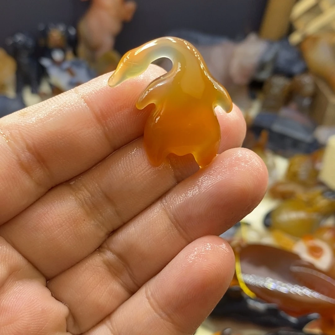 玛瑙/玉髓未镶嵌摆件手把件