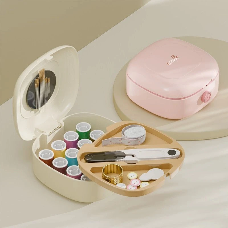 【升级46件】家用针线盒多功能磁吸缝补缝线便携工具宿舍针线包套装