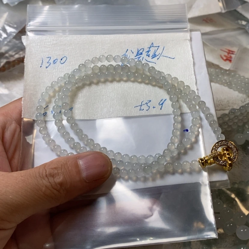 【闪购商品】定制翡翠未镶嵌我****麻
