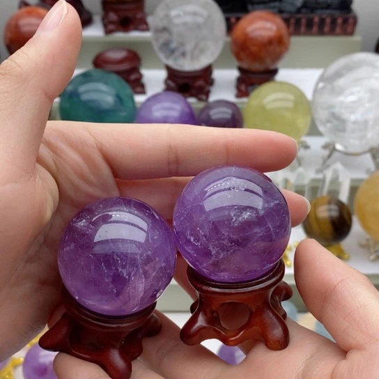 紫晶珠宝半成品未镶嵌水晶9号