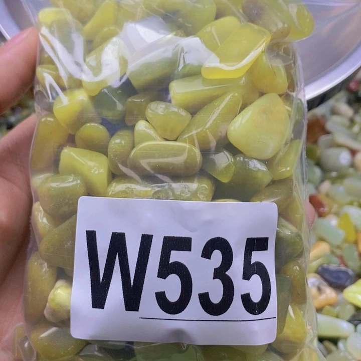 未镶嵌岫玉鱼缸石