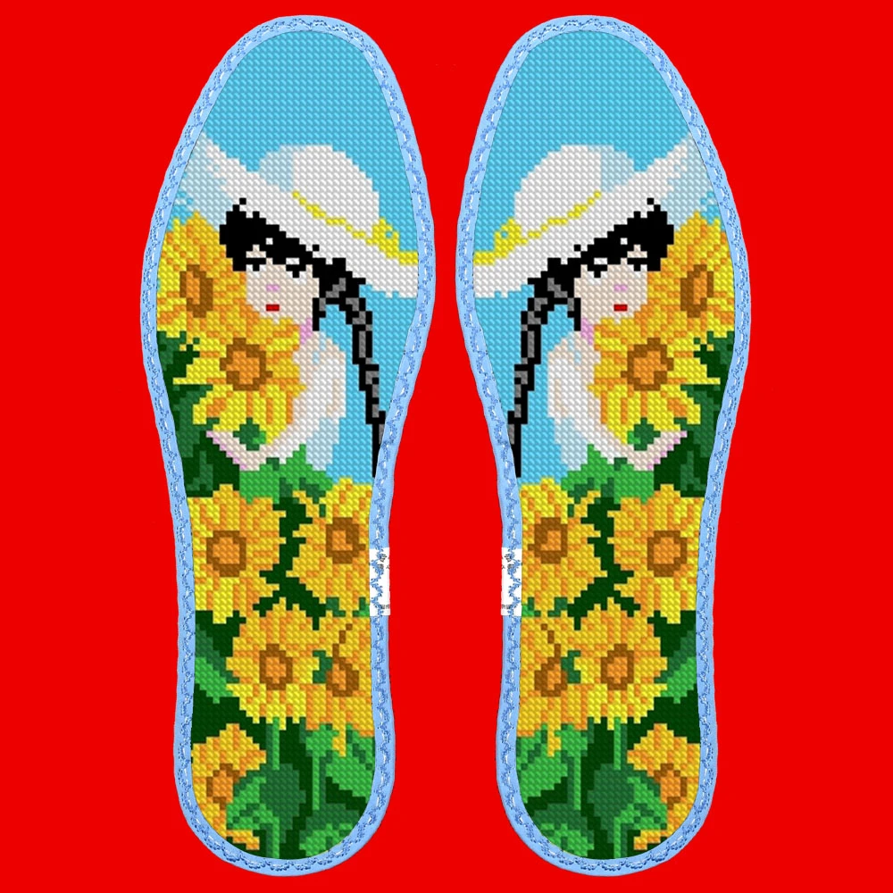 44码小格十字绣鞋垫2可选花样(直播间福利）