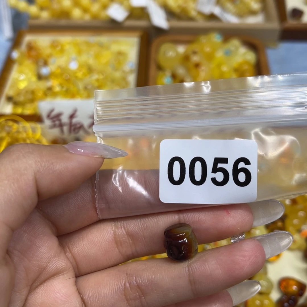 琥珀珠宝奇石未镶嵌大*鸟