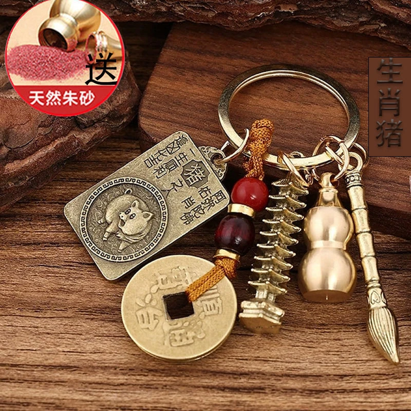 2025年蛇年新款十二生肖金榜题名笔筒生肖挂件新年2025最新款