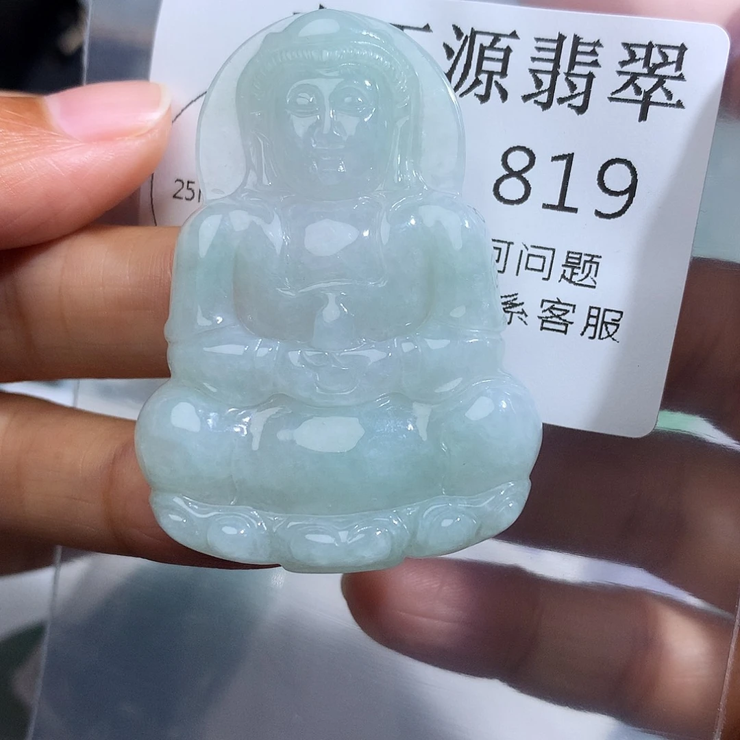 翡翠未镶嵌颈饰819