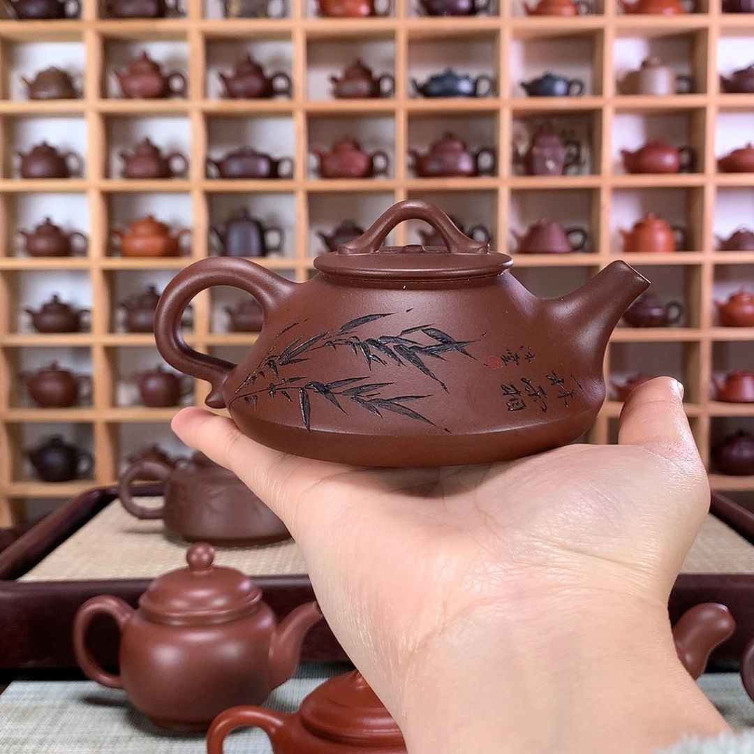 盛瓢紫砂紫砂壶手工制作1