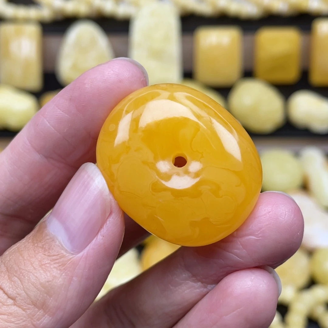 琥珀未镶嵌裸石琥珀蜜蜡