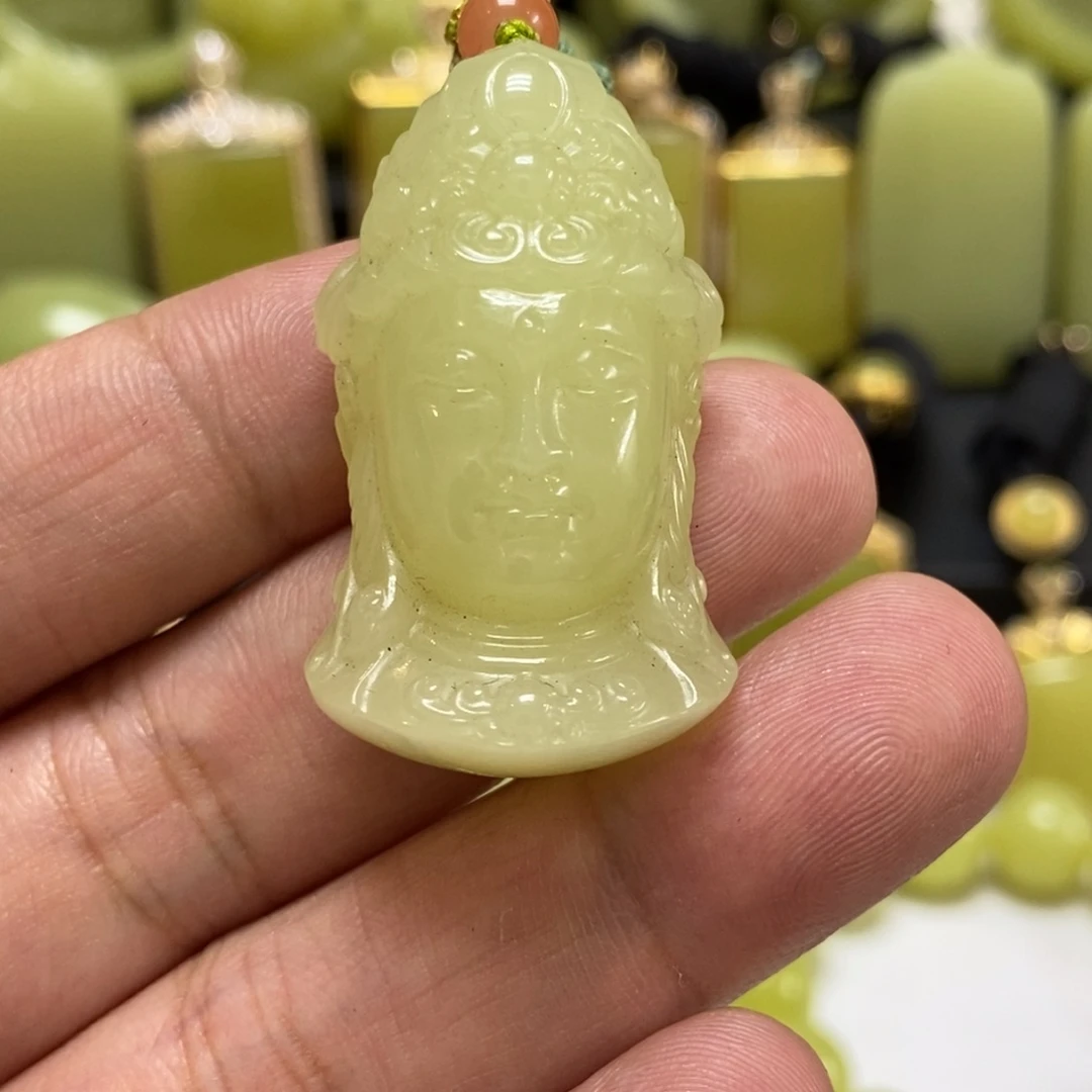 和田玉（糖玉）未镶嵌吊坠(不含链)