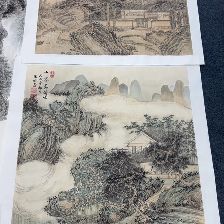 国画震***方绘画手绘作品