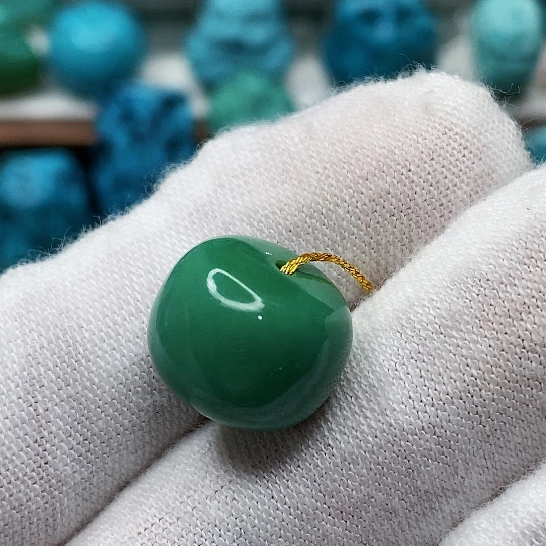 绿松石未镶嵌天然原矿 地大质检 抖音基地顺丰发货