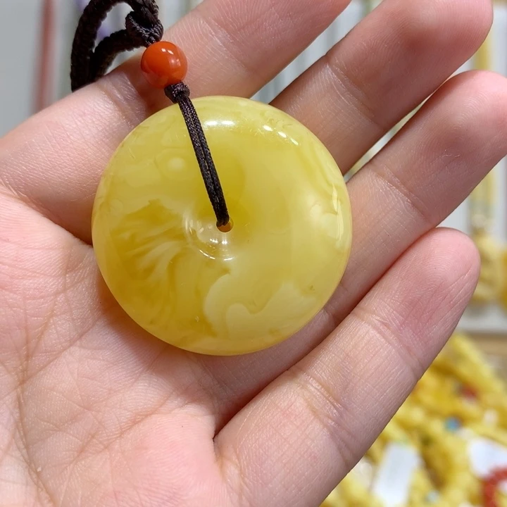 E***k琥珀项链未镶嵌扣子