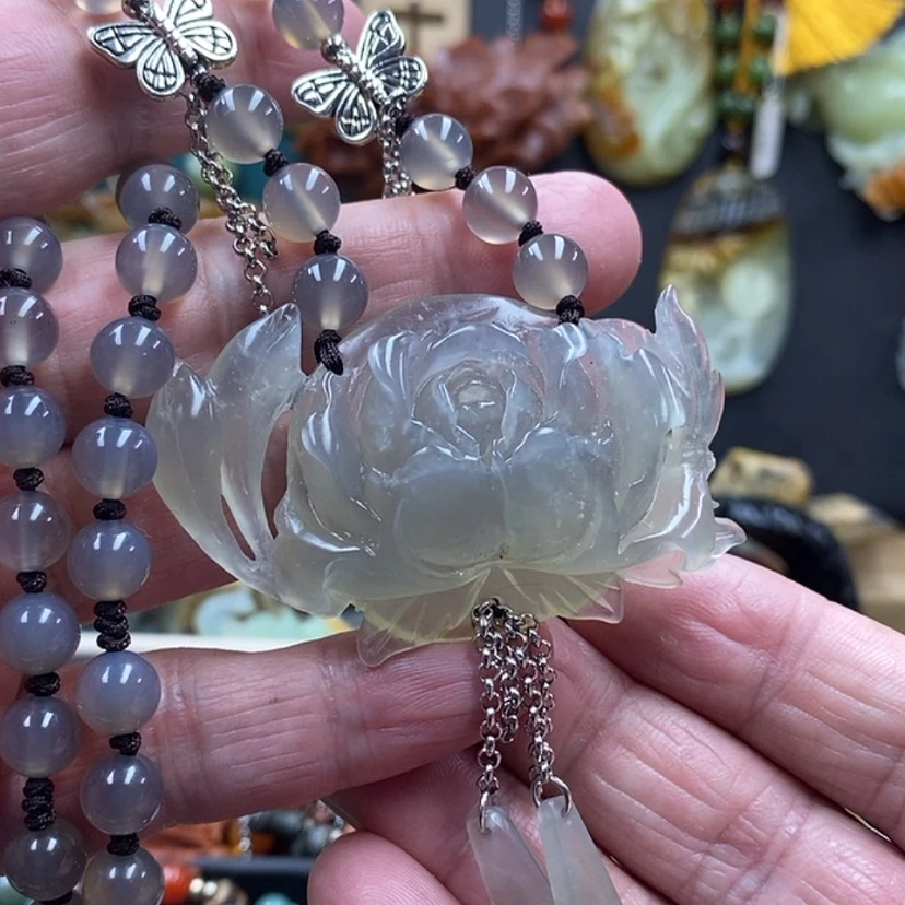 【闪购商品】蛇纹石玉吊坠未镶嵌