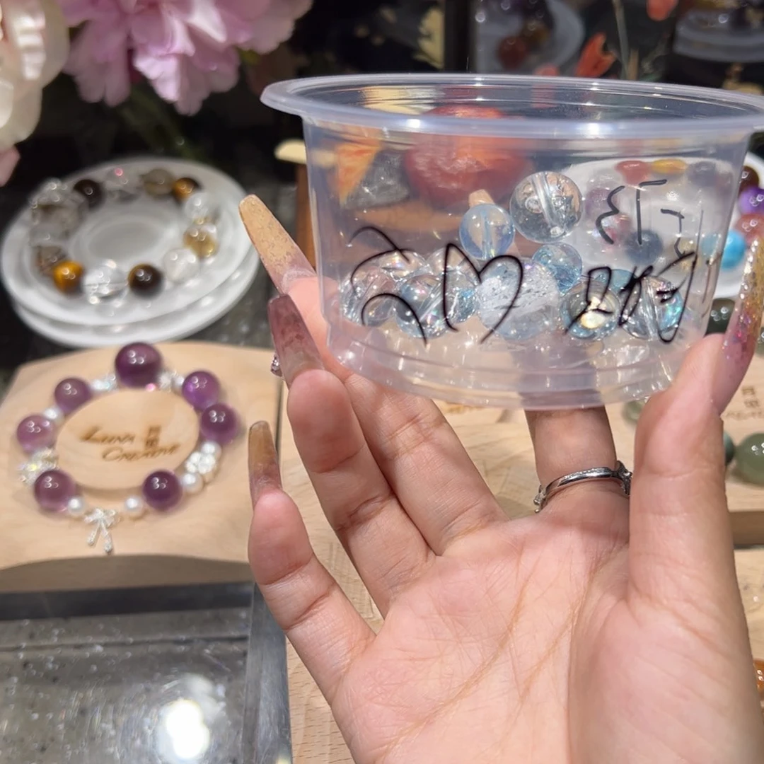 烟晶手链银S925镶嵌?*水晶