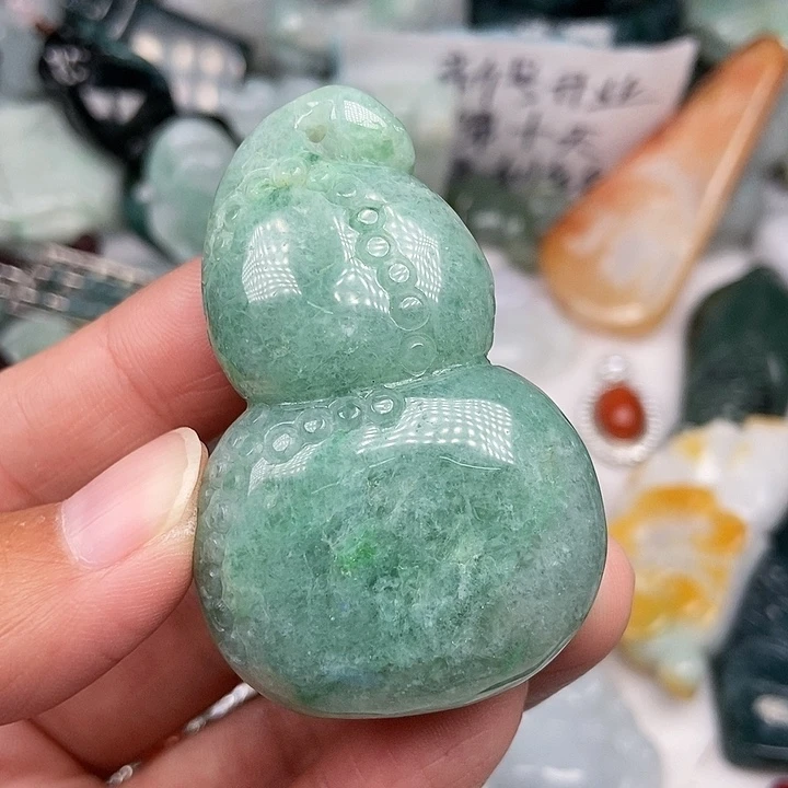 未镶嵌挂件翡翠金**闪翡翠