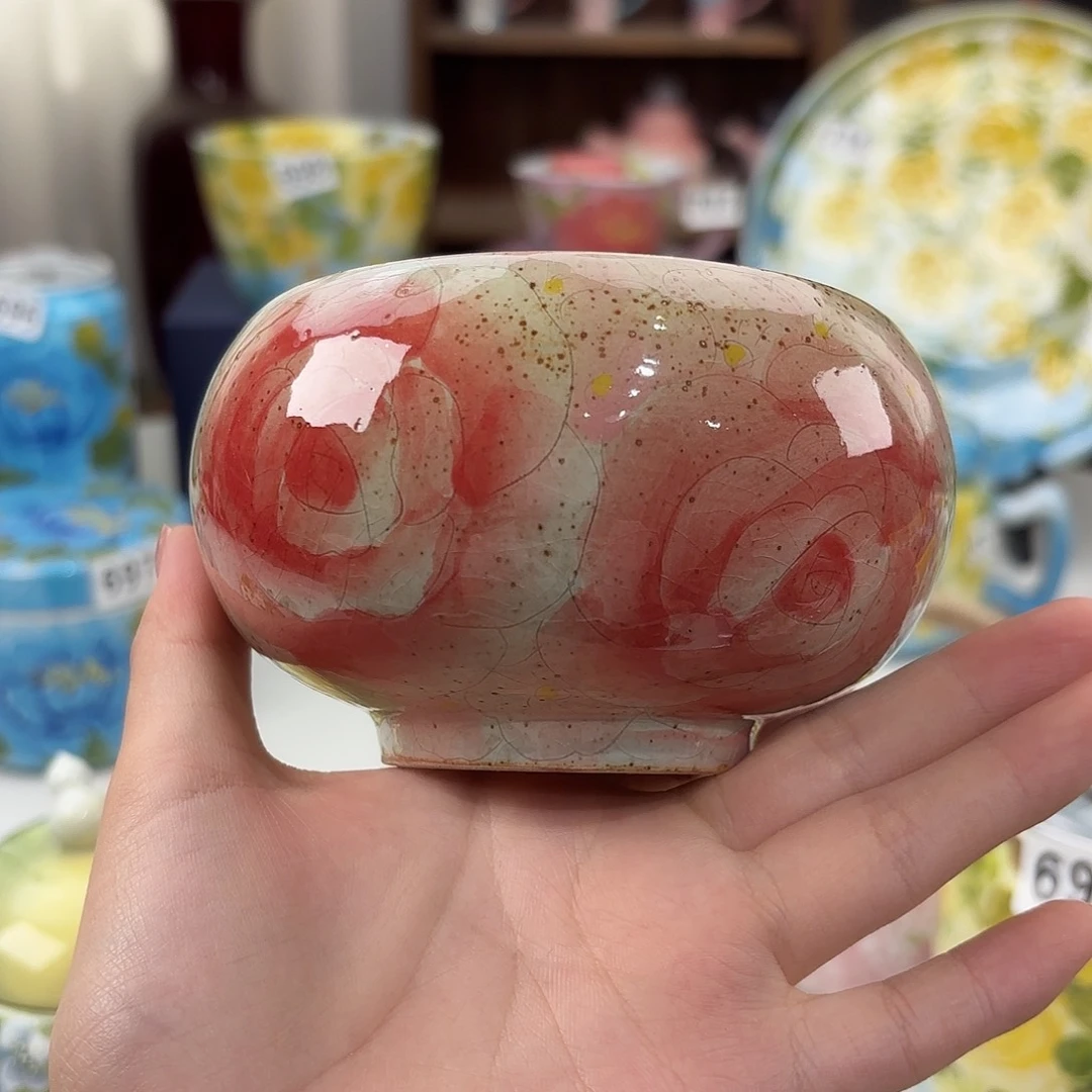 景德镇手绘高温釉下彩陶瓷茶具
