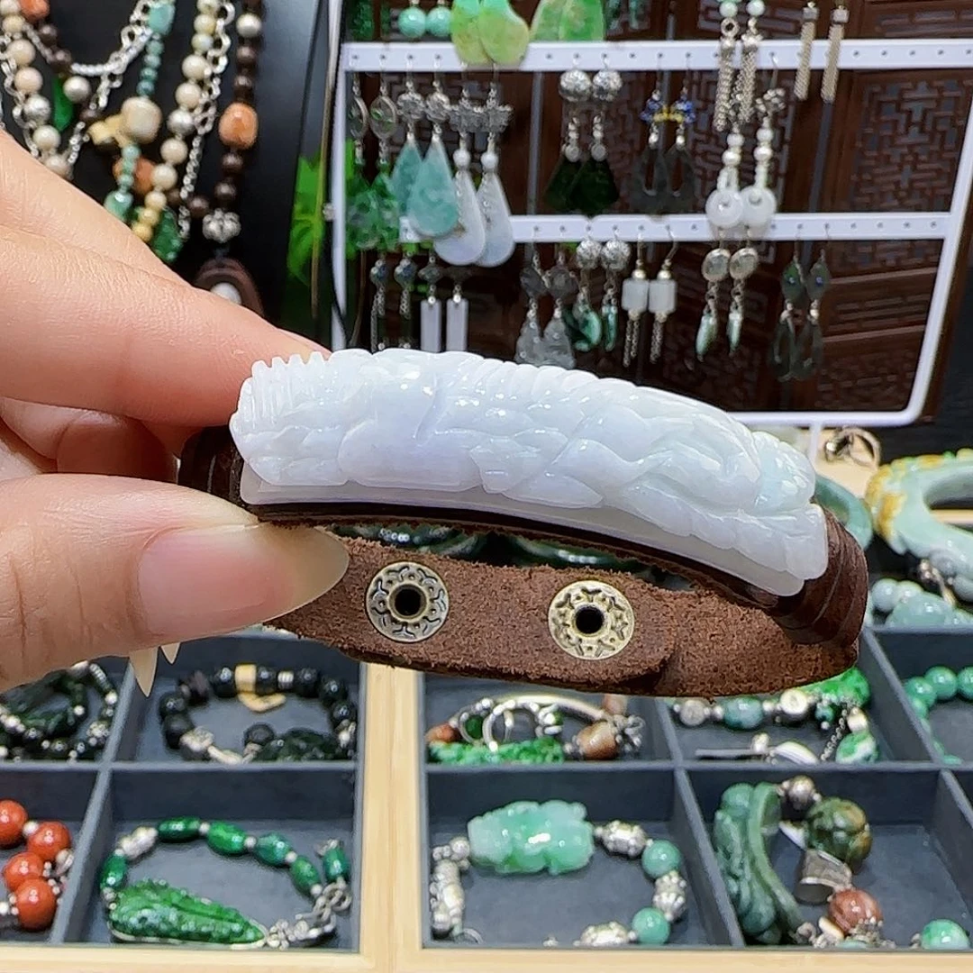 未镶嵌手链翡翠未镶嵌翡翠手串