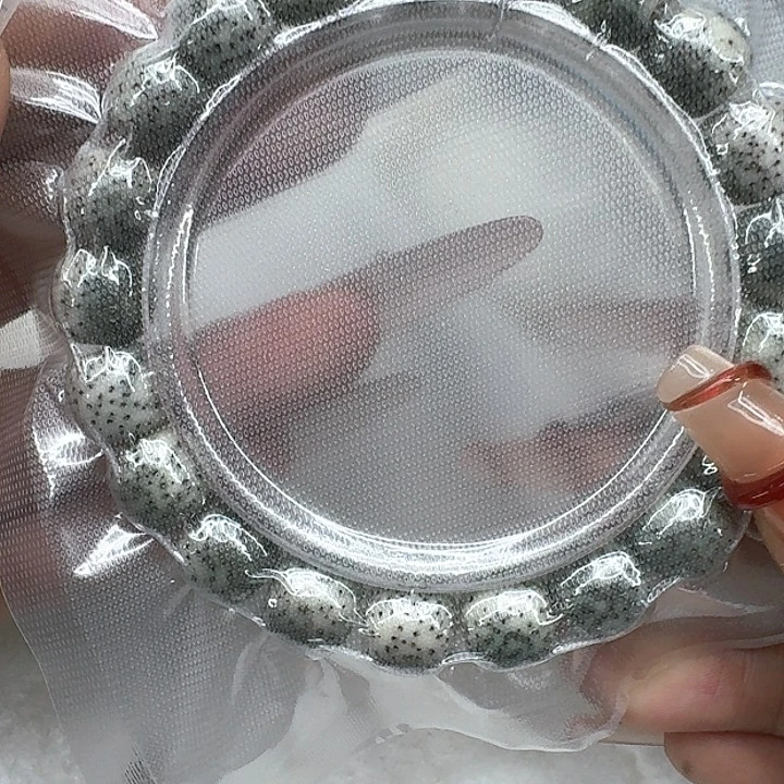 星月菩提手串375高端卡姿兰绿包白星月菩提11桶单圈