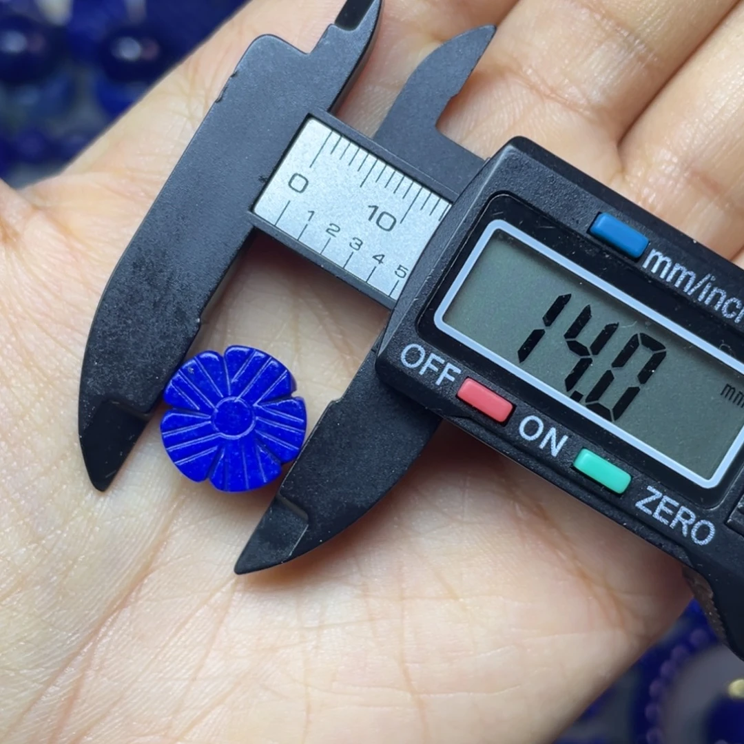 青金石未镶嵌14mm小雏菊配饰