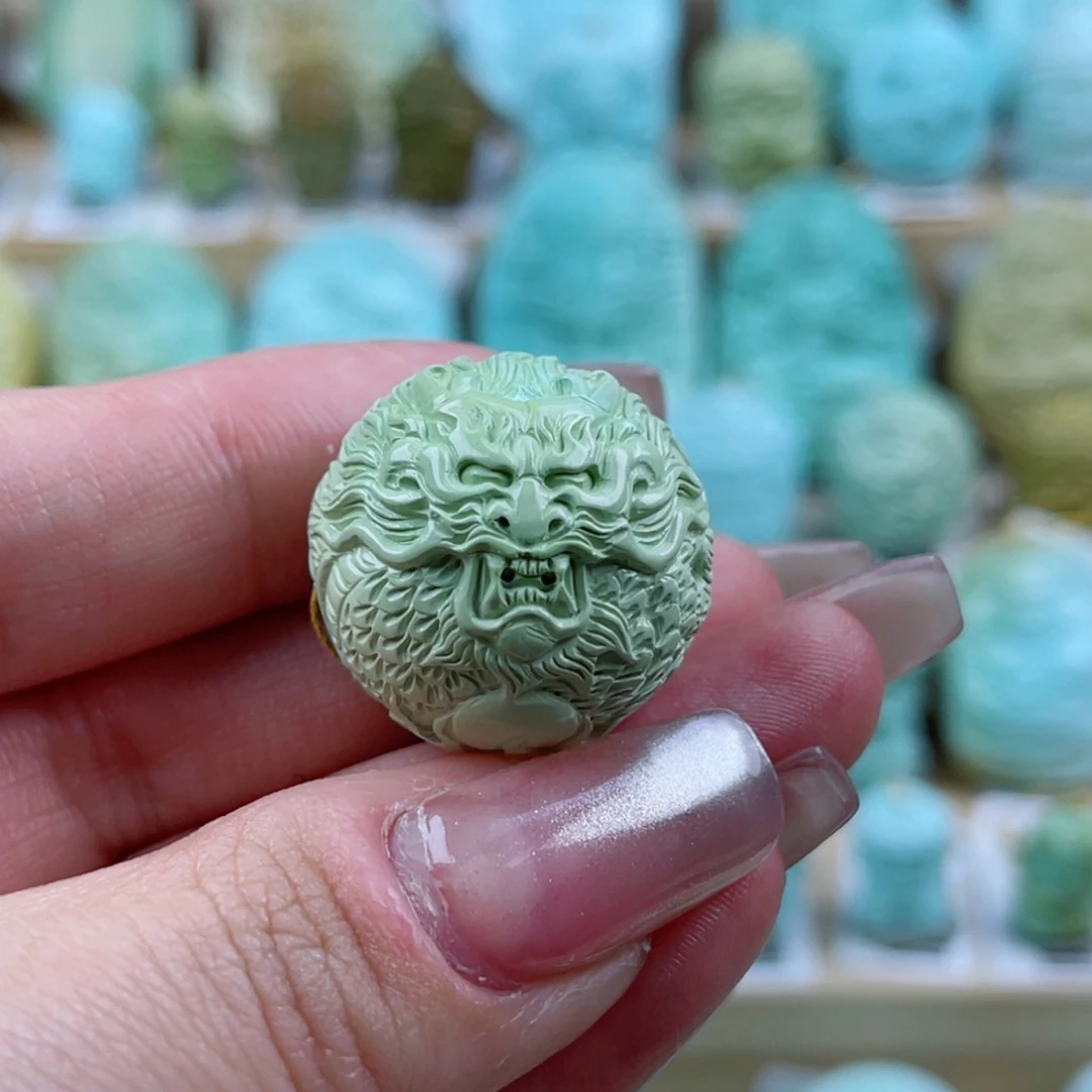 绿松石未镶嵌珠宝奇石22mm