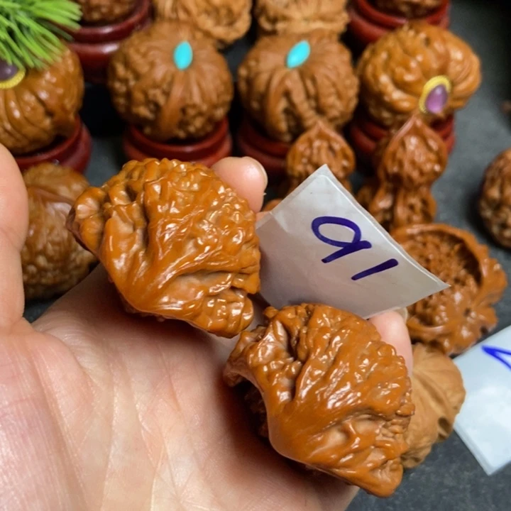 文玩核桃把件蛇91