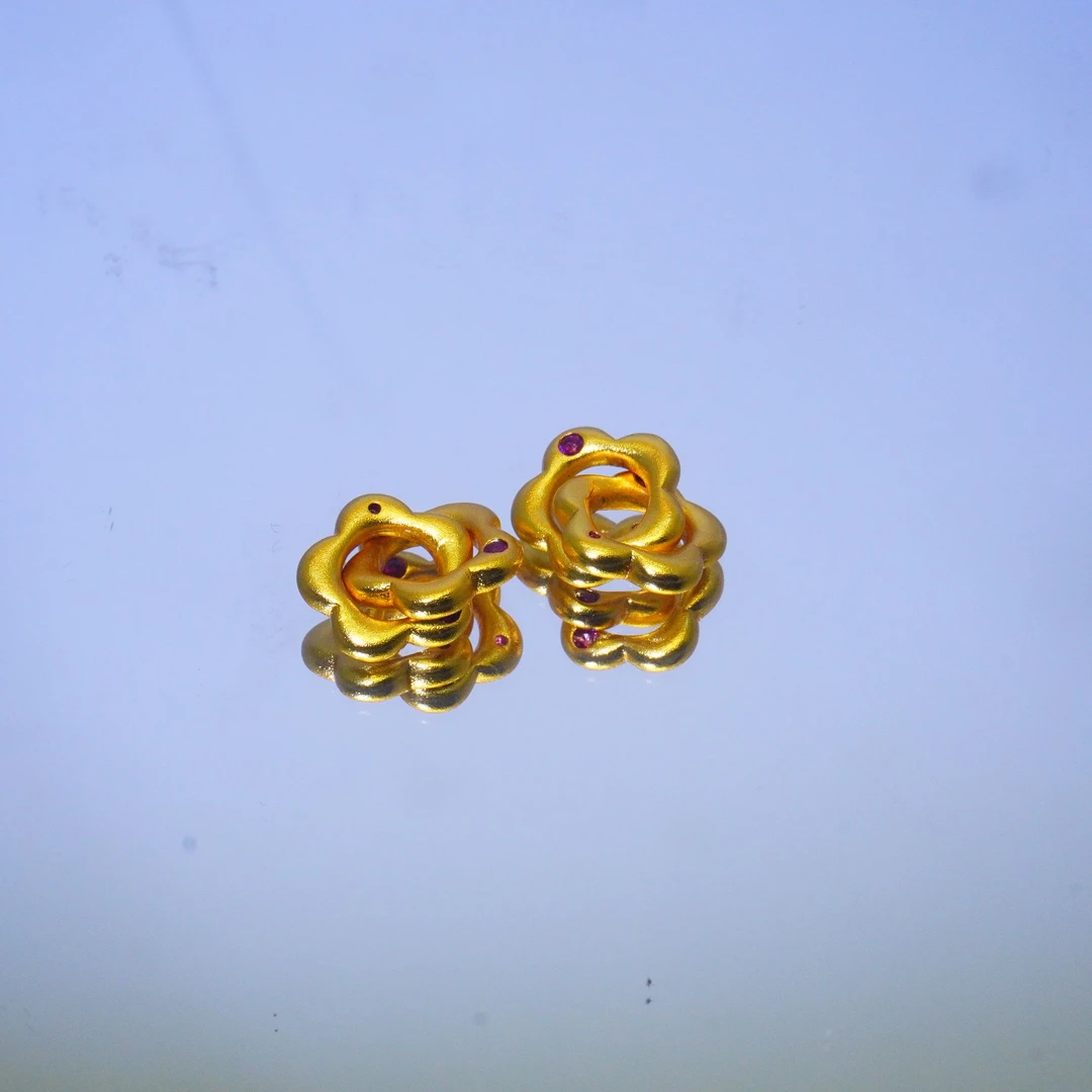 合金吊坠 B503 花花配件 多样性发其一