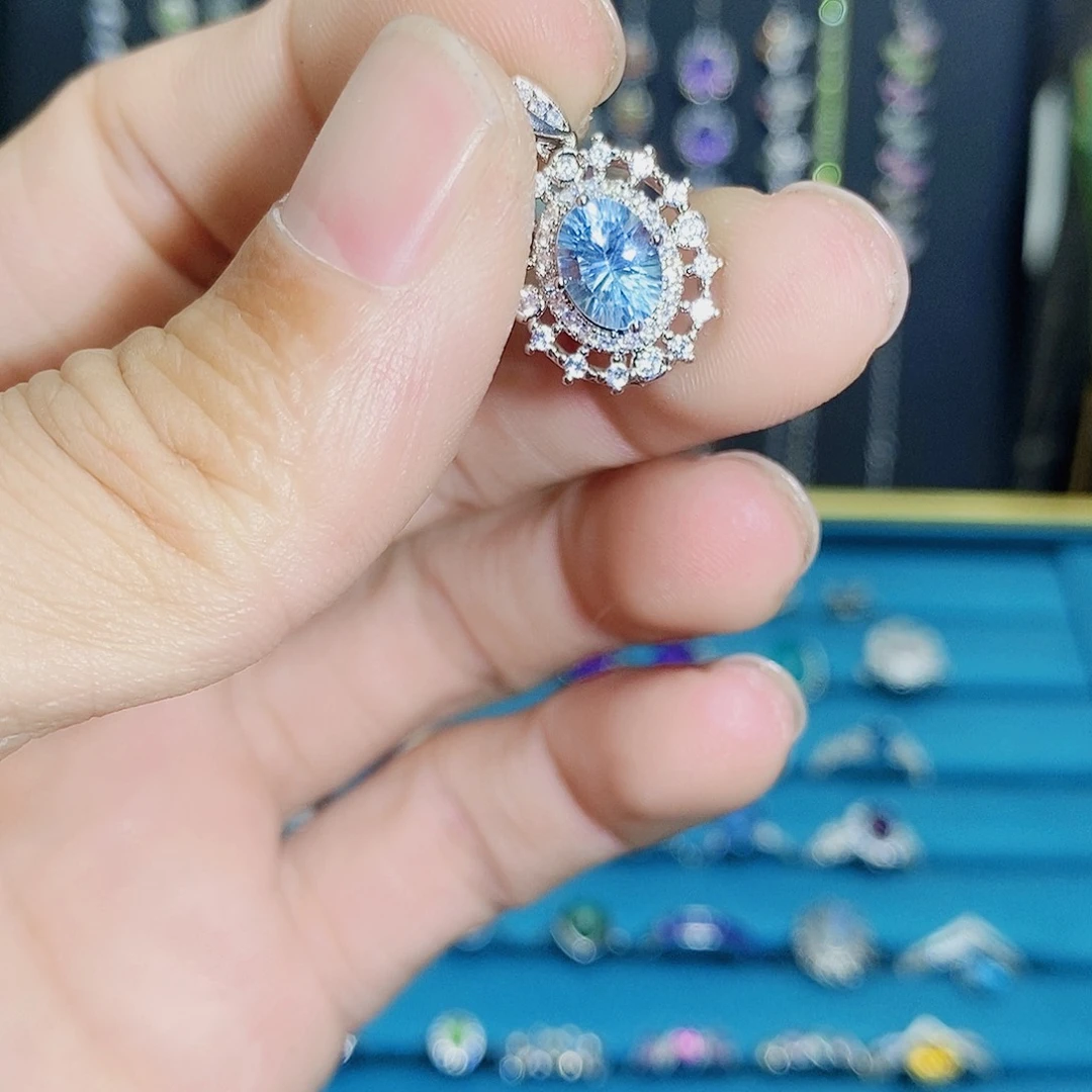 紫晶珠宝半成品未镶嵌