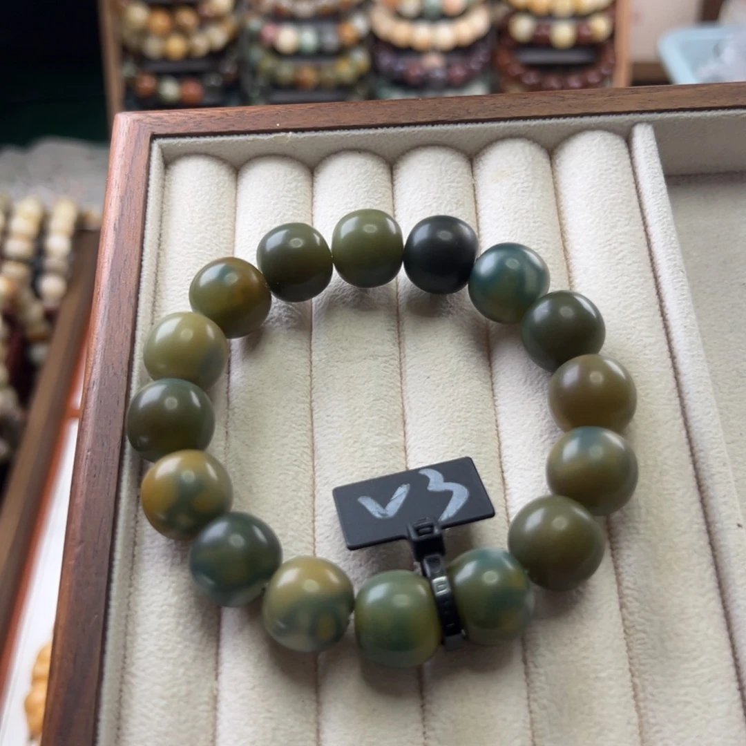 菩提根/象牙果手串卡15苹果干磨微瑕