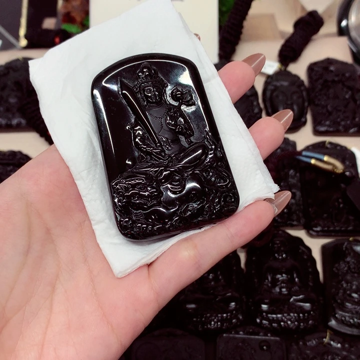 未镶嵌挂件翡翠天然a货钢琴黑挂件
