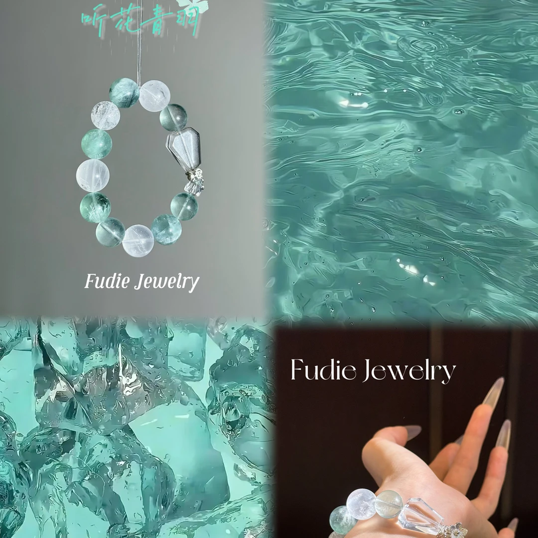 Fudie Jewelry［听花青羽］ 水晶 原创DIY设计 多样性发货 ha2jd0n8