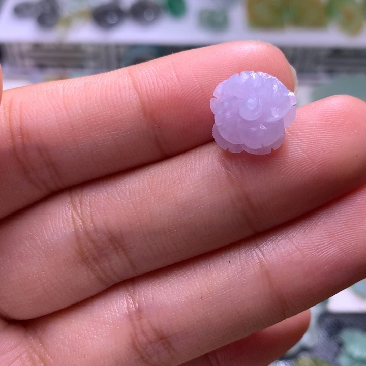 未镶嵌定制翡翠花
