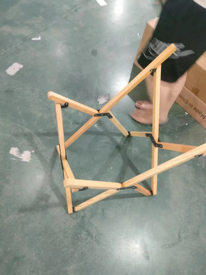 杏色色户外桌腿发1个