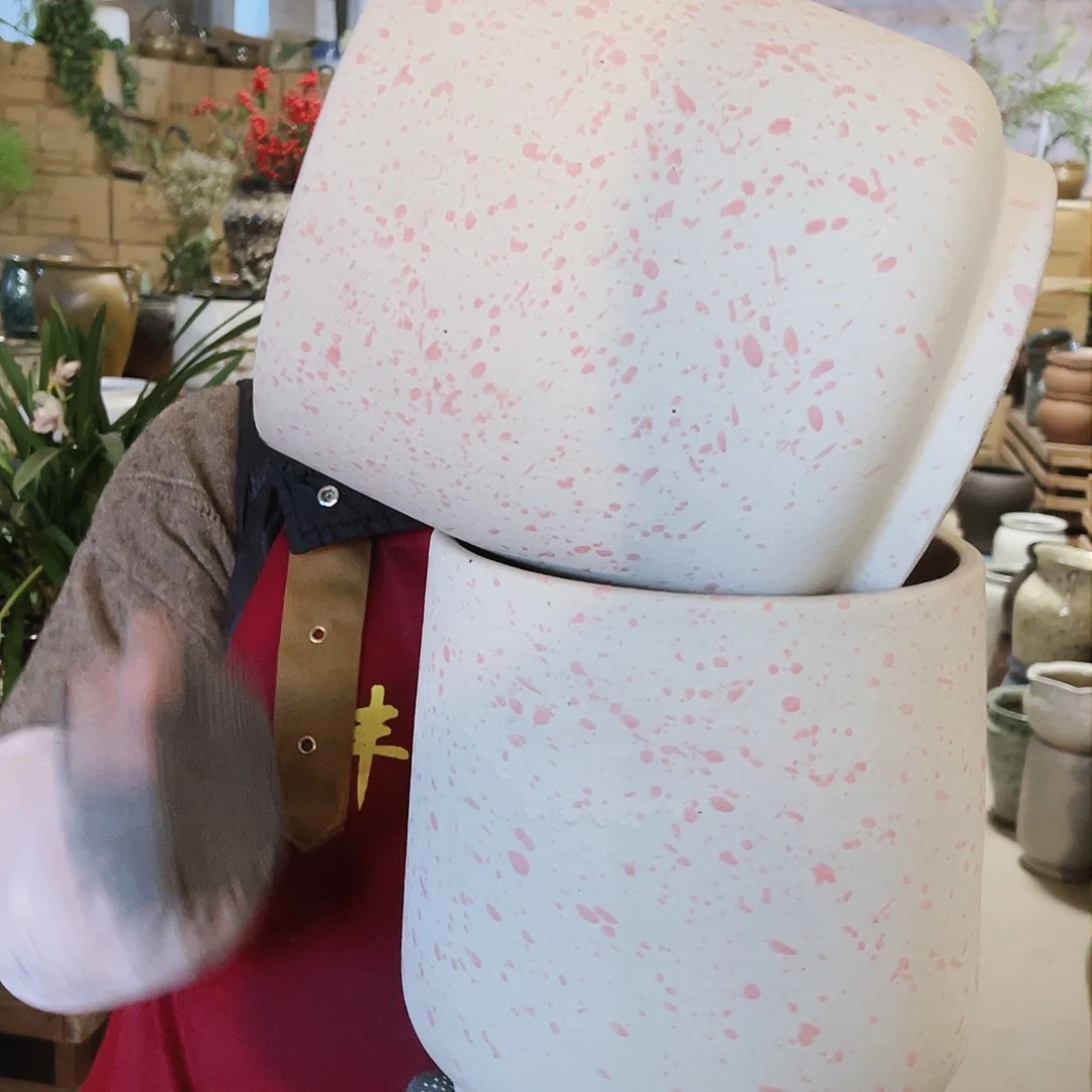 紫砂花盆高度20口径18