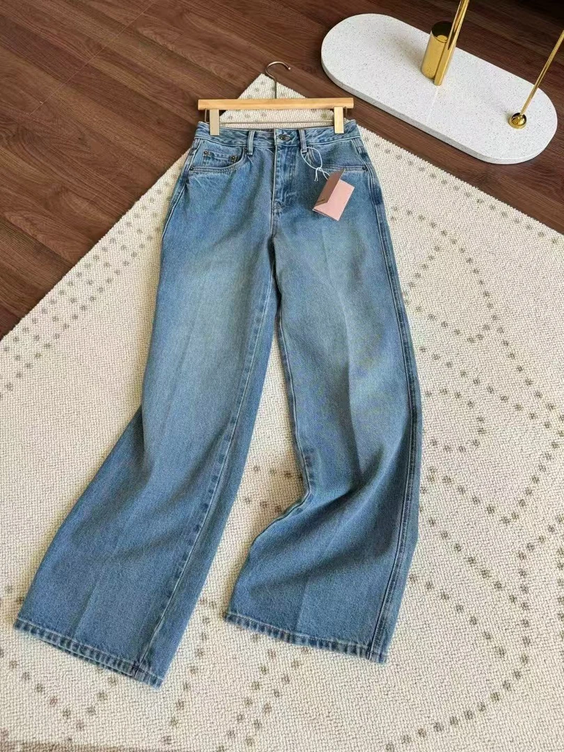 0303 MM直筒裤  水洗 柔软 高腰牛仔裤